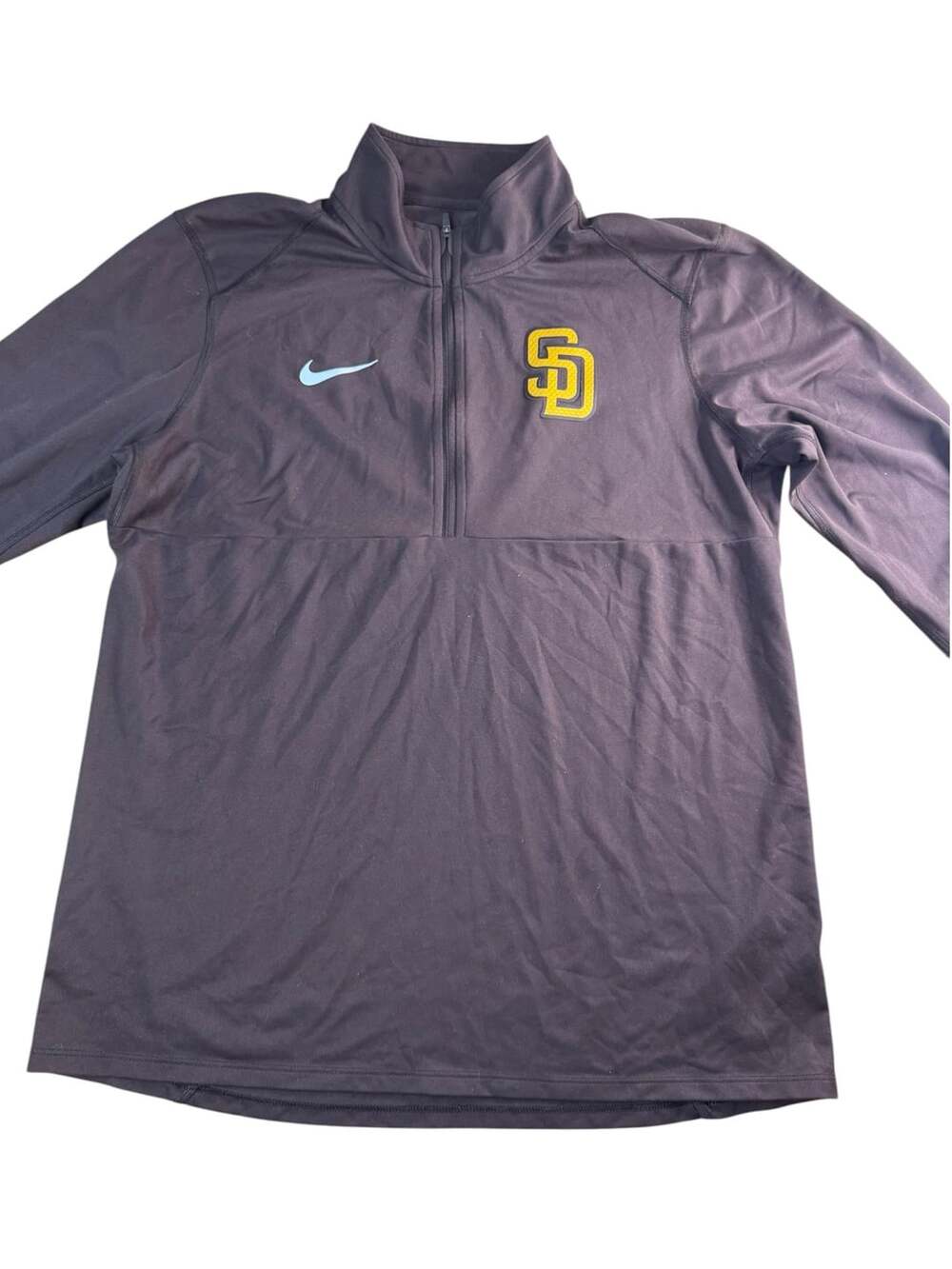 Nike San Diego Padres Dri-FIT Authentic Collection 1/2-Zip Pullover Jacket